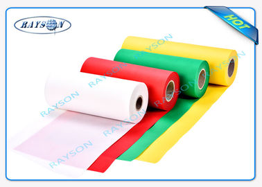 रंग पीपी Spunbond गैर बुना कपड़ा Nontextile एसजीएस प्रमाणित से भरा पुनर्चक्रण