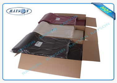 Polypropylene Spunbond Nonwoven Fabric Tablecloth Rosso / Giallo / Blu / Nero