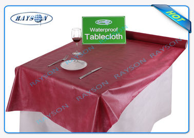 40gsm - 60gsm Disposable Polypropylene Non Woven Tablecloth with Different Printing Pattern