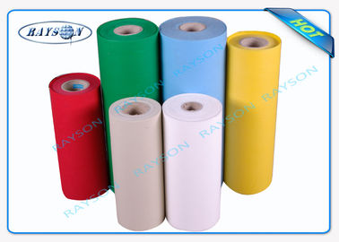 6 उत्पादन लाइनों के साथ लाल पीला पीपी Spunbond गैर बुना Polypropylene कपड़ा