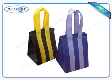 जिपर के साथ कस्टम इको प्रोमोशनल लांग हैंडल पीपी गैर बुना कपड़ा बैग