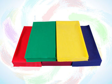 Biodegradable Disposable PP Non Woven Tablecloth , Printed PP Table Cloths