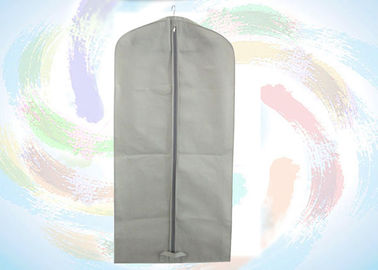 पॉलीप्रोपाइलीन Spunbond मुद्रण गैर बुना सूट कवर जिपर गैर बुना कपड़ा बैग