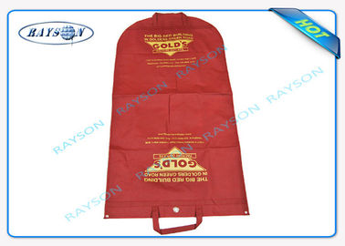 टिकाऊ 60gsm - 120gsm गैर बुना कपड़ा बैग सूट कवर के लिए सूट Dustproof