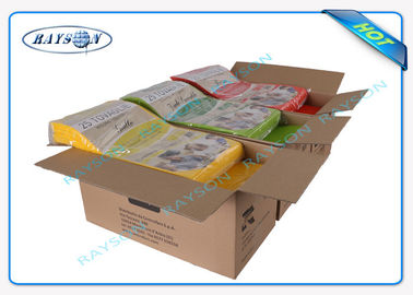 Shinning Red Color Non Woven Materials Tablecloth In Size 100cm x 100cm